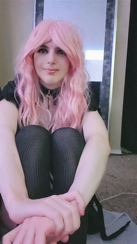 pink hair femboy|Pink Femboy Porn Videos 